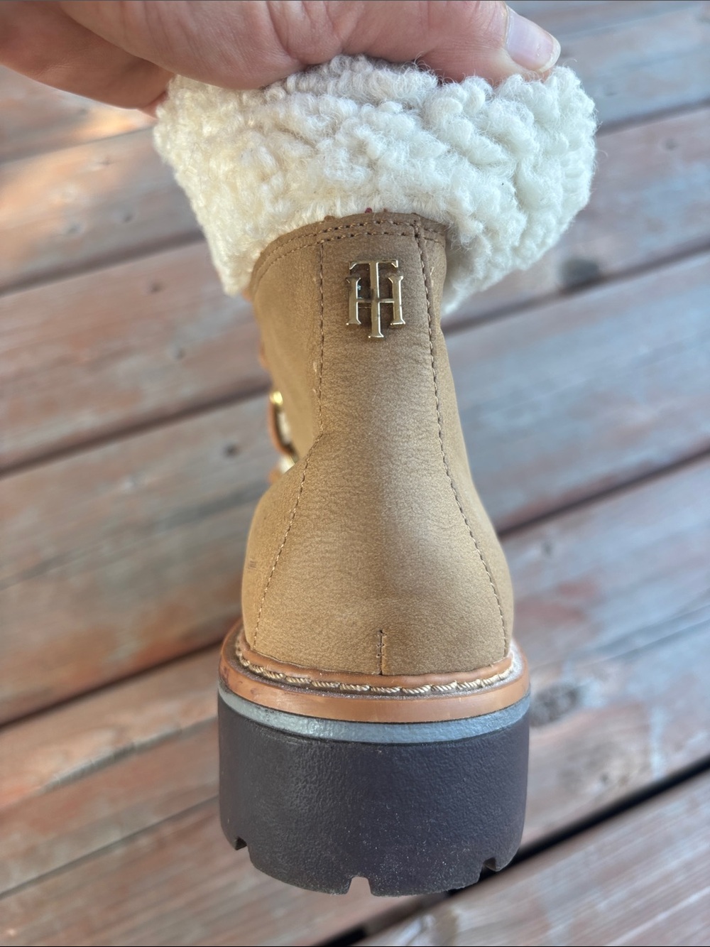 Tommy Hilfiger Ron 2 Faux Fur Hiker Boots - Picture 8 of 12